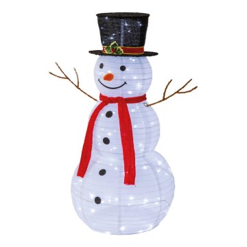 Светодиодное уличное рождественское украшение LED/1,4W/230V 90 см IP44 снеговик