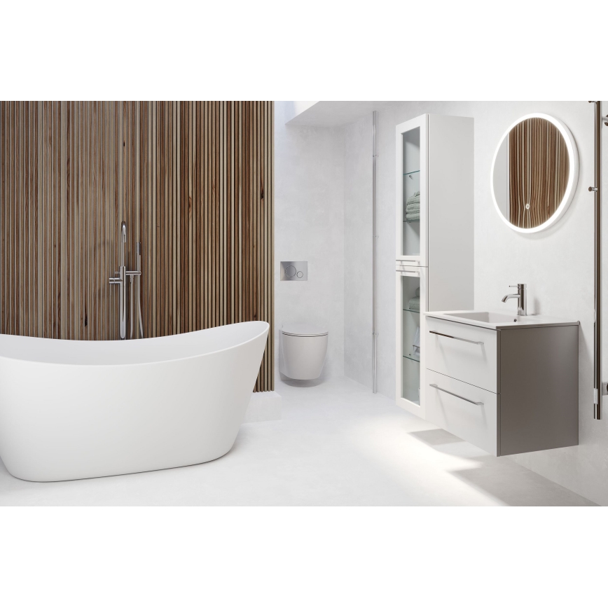 Светодиодное зеркало FORNAES для ванной, LED/10,1W/230V IP44