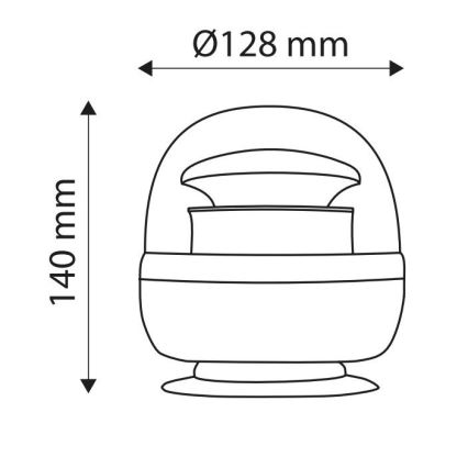 Светодиодные магнитные предупреждающие огни LIGHT LED SMD 2835/12-24V