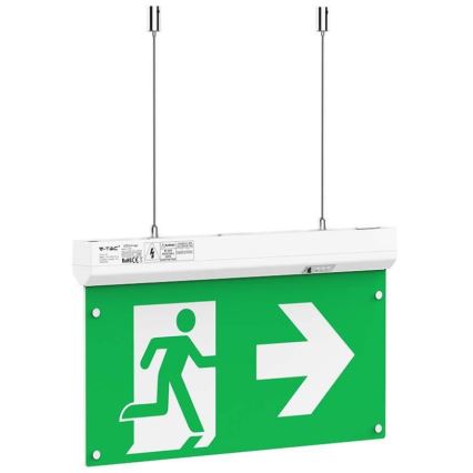 Светодиодный аварийный светильник EMERGENCY EXIT LED/2,5W/230V 4в1 6000K