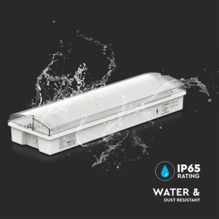 Светодиодный аварийный светильник EMERGENCY EXIT LED/3W/230V 6400K IP65