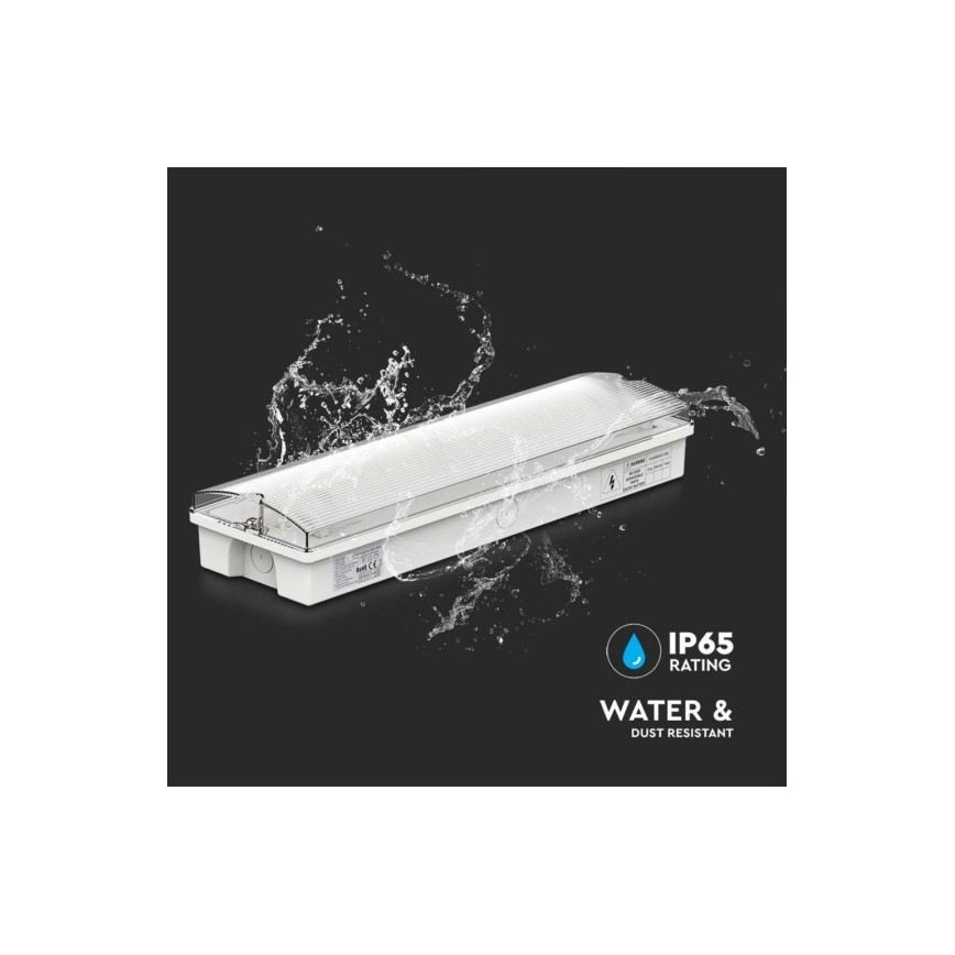 Светодиодный аварийный светильник EMERGENCY EXIT LED/3W/230V 6400K IP65