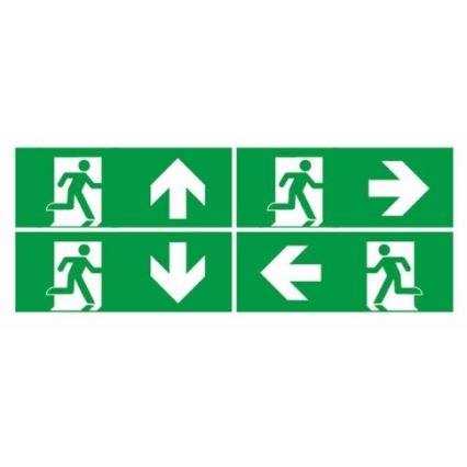 Светодиодный аварийный светильник EMERGENCY EXIT LED/3W/230V 6400K IP65