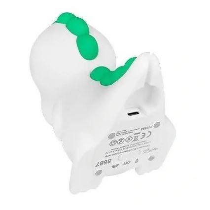 Светодиодный аккумуляторный детский RGB-ночник с регулированием яркости LED/2,5W/5V 3000K 1200 mAh динозавр