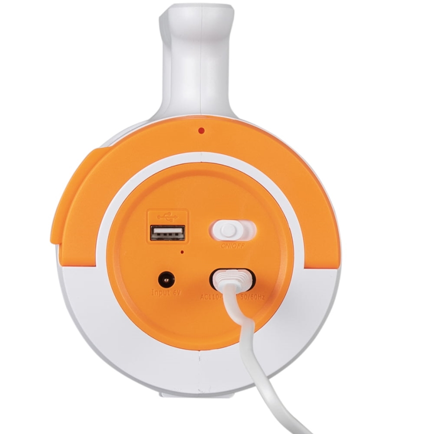 Светодиодный регулируемый по яркости аккумуляторный фонарь 2 в 1 с функцией powerbank LED/5W/230V 3500 мАч