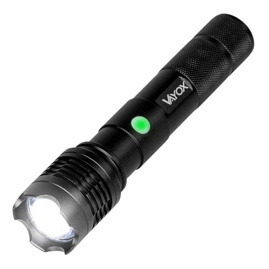 Светодиодный аккумуляторный фонарь LED/10W/5V IPX4 800 блестящий 1200 mAh