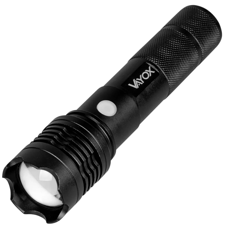 Светодиодный аккумуляторный фонарь LED/10W/5V IPX4 800 блестящий 1200 mAh