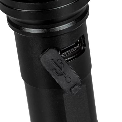 Светодиодный аккумуляторный фонарь LED/10W/5V IPX4 800 блестящий 1200 mAh