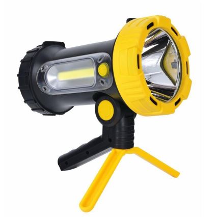 Светодиодный аккумуляторный фонарь LED/5W/4000mAh + LED/3W