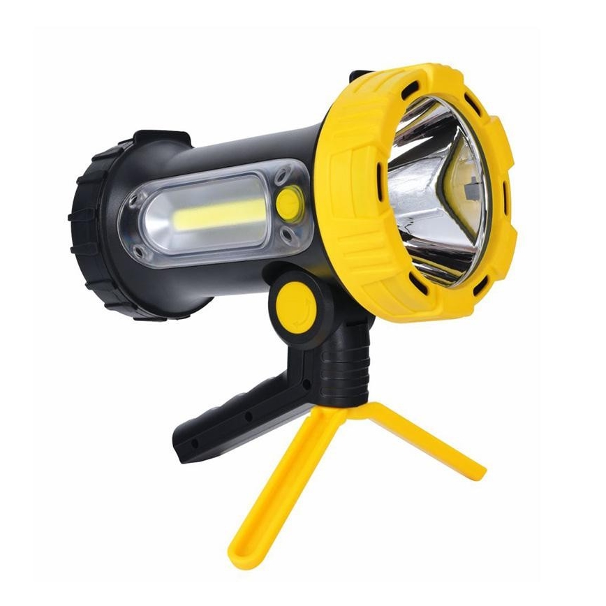 Светодиодный аккумуляторный фонарь LED/5W/4000mAh + LED/3W