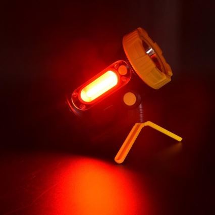 Светодиодный аккумуляторный фонарь LED/5W/4000mAh + LED/3W