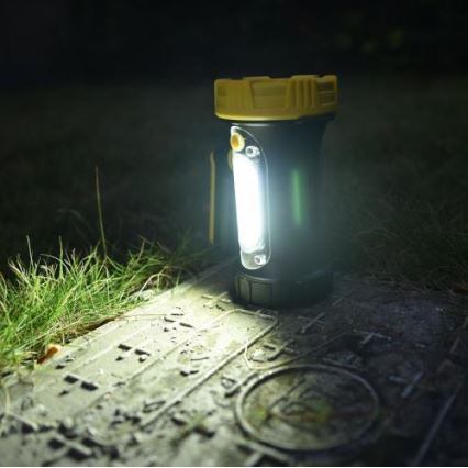 Светодиодный аккумуляторный фонарь LED/5W/4000mAh + LED/3W