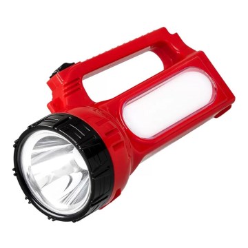 Светодиодный аккумуляторный фонарь на солнечной батарее LED/7W/230V 400 блестящий 3200 mAh