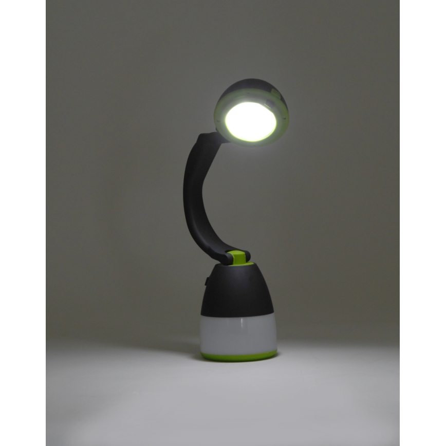Светодиодный аккумуляторный фонарь с повербанкомом LED/3W/1500mAh