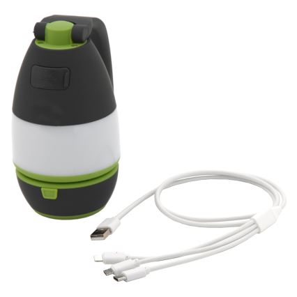Светодиодный аккумуляторный фонарь с повербанкомом LED/3W/1500mAh