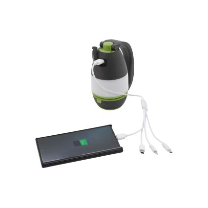Светодиодный аккумуляторный фонарь с повербанкомом LED/3W/1500mAh