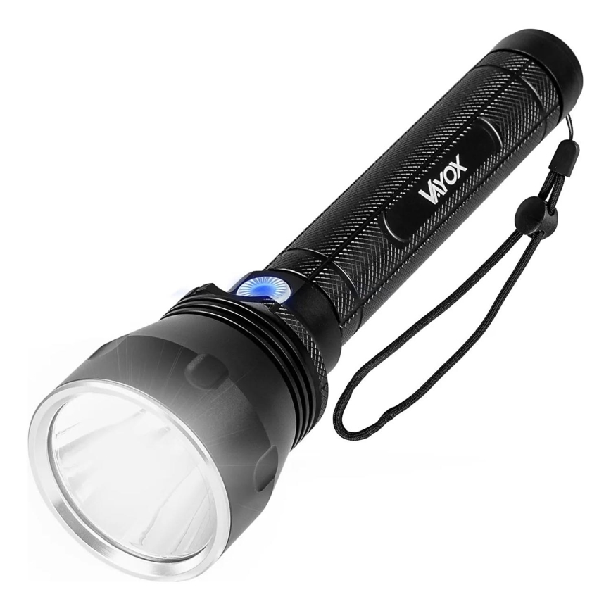 Светодиодный аккумуляторный фонарь с регулированием яркости LED/20W/5V IPX5 1570 блестящий 8400 mAh