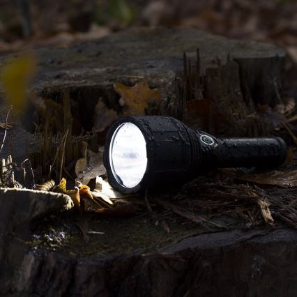 Светодиодный аккумуляторный фонарь с регулированием яркости LED/30W/5V IPX7 3000 блестящий 4200 mAh
