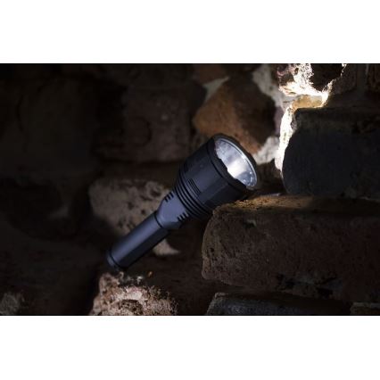 Светодиодный аккумуляторный фонарь с регулированием яркости LED/30W/5V IPX7 3000 блестящий 4200 mAh
