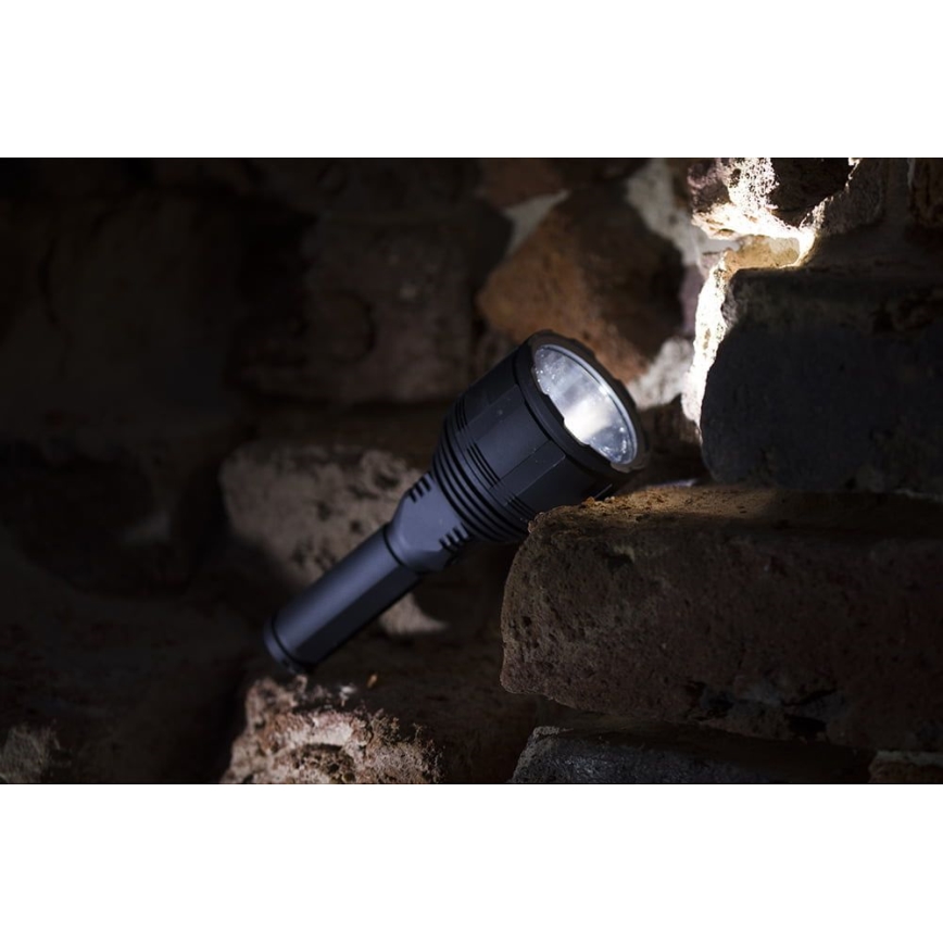 Светодиодный аккумуляторный фонарь с регулированием яркости LED/30W/5V IPX7 3000 блестящий 4200 mAh