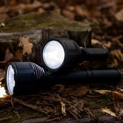 Светодиодный аккумуляторный фонарь с регулированием яркости LED/30W/5V IPX7 3000 блестящий 8400 mAh