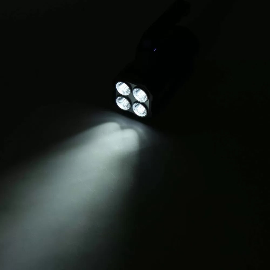 Светодиодный аккумуляторный фонарь с регулированием яркости LED/5V IPX4 250 блестящий 1200 mAh