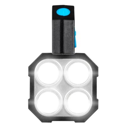 Светодиодный аккумуляторный фонарь с регулированием яркости LED/5V IPX4 250 блестящий 1200 mAh