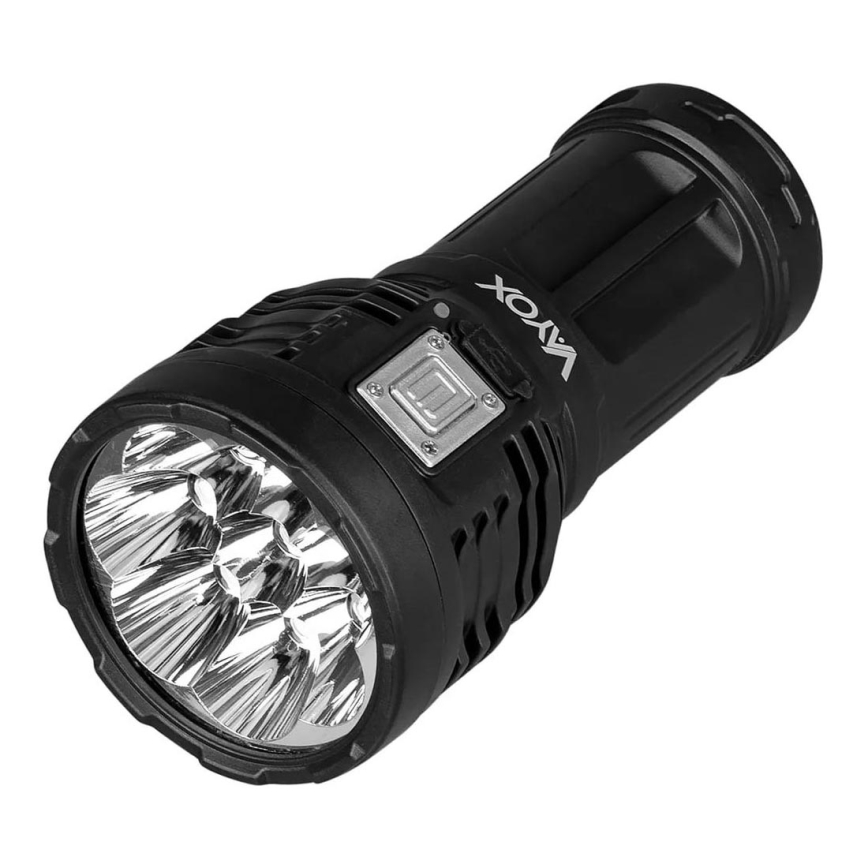 Светодиодный аккумуляторный фонарь с регулированием яркости LED/5V IPX4 600 блестящий 1200 mAh
