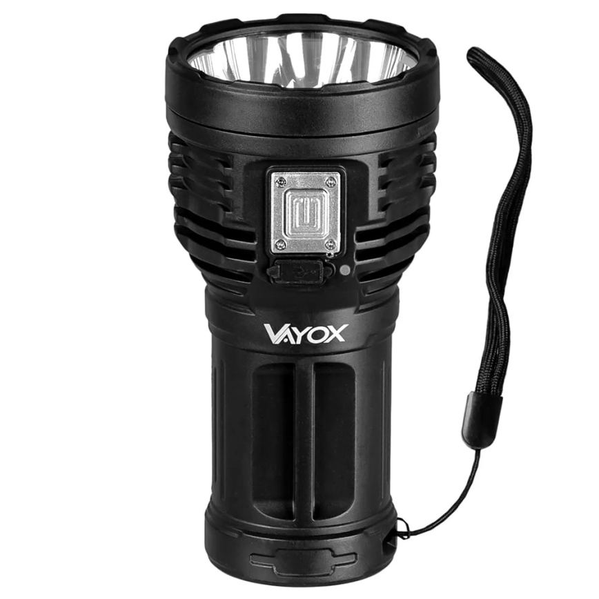 Светодиодный аккумуляторный фонарь с регулированием яркости LED/5V IPX4 600 блестящий 1200 mAh