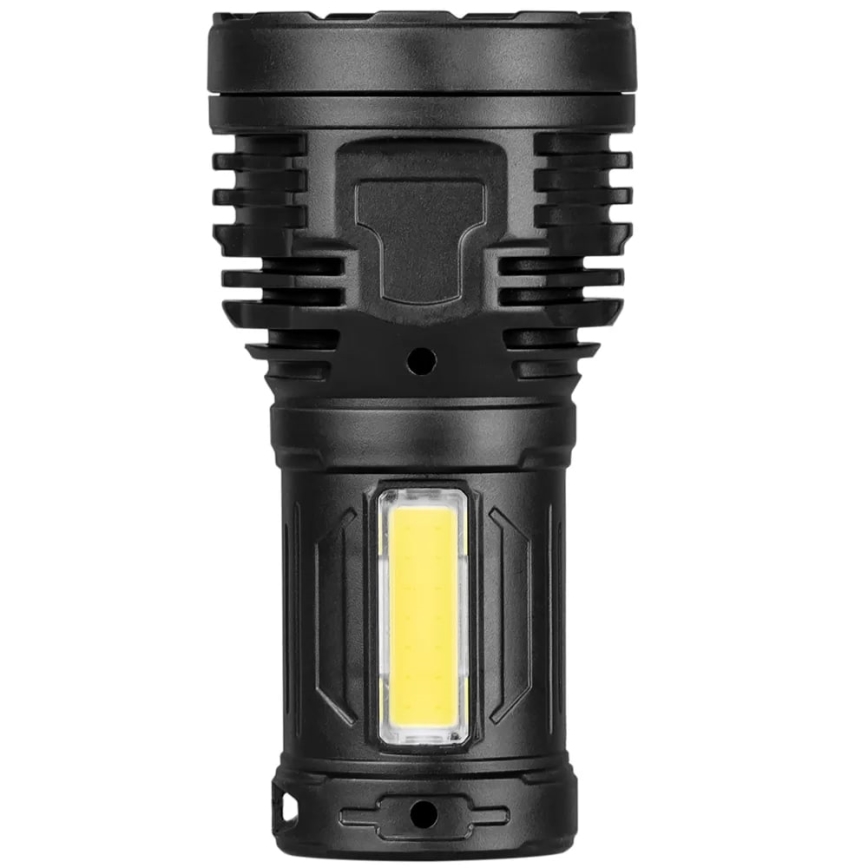 Светодиодный аккумуляторный фонарь с регулированием яркости LED/5V IPX4 600 блестящий 1200 mAh