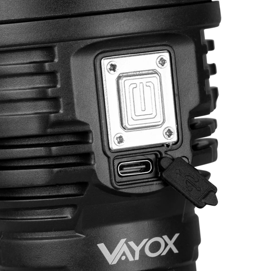 Светодиодный аккумуляторный фонарь с регулированием яркости LED/5V IPX4 600 блестящий 1200 mAh