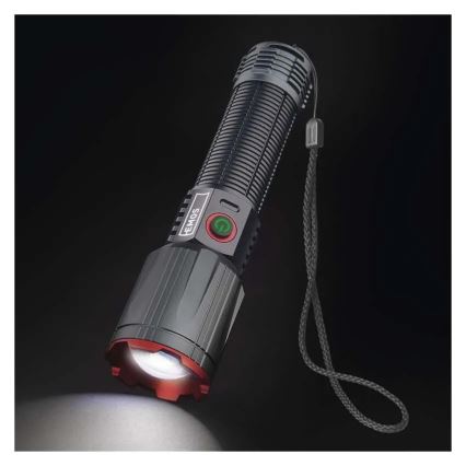 Светодиодный аккумуляторный металлический фонарь LED/5V 3000 блестящий 5000 mAh IP43