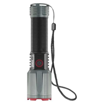 Светодиодный аккумуляторный металлический фонарь LED/5V 3000 блестящий 5000 mAh IP43