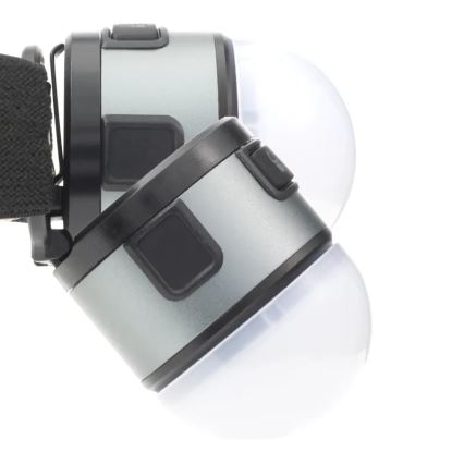 Светодиодный аккумуляторный налобный фонарь с регулированием яркости LED/8W/5V IP42 210 лм 800 mAh