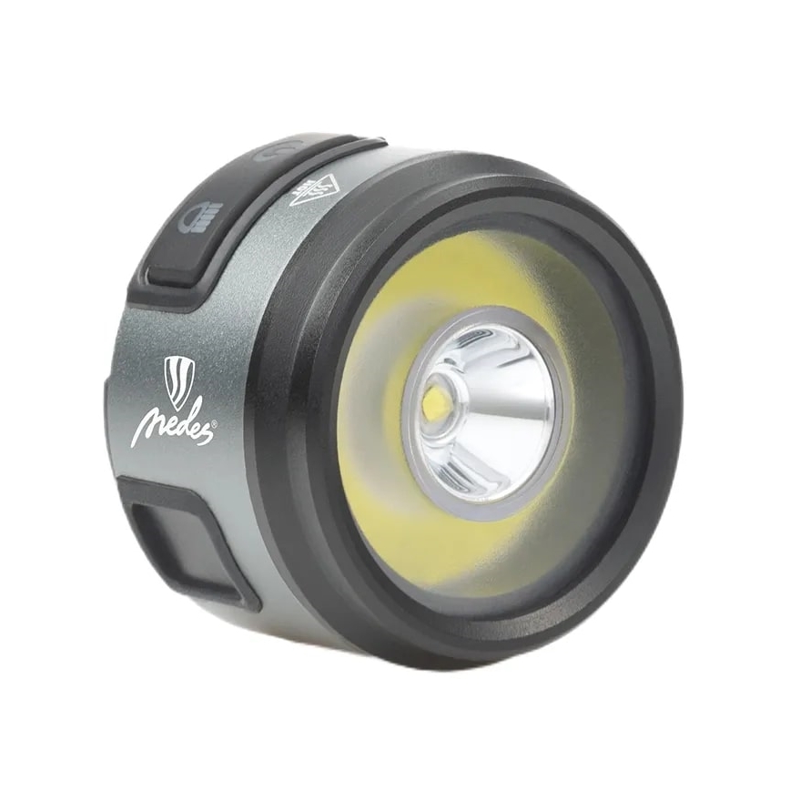 Светодиодный аккумуляторный налобный фонарь с регулированием яркости LED/8W/5V IP42 210 лм 800 mAh