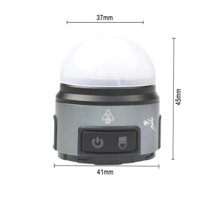 Светодиодный аккумуляторный налобный фонарь с регулированием яркости LED/8W/5V IP42 210 лм 800 mAh