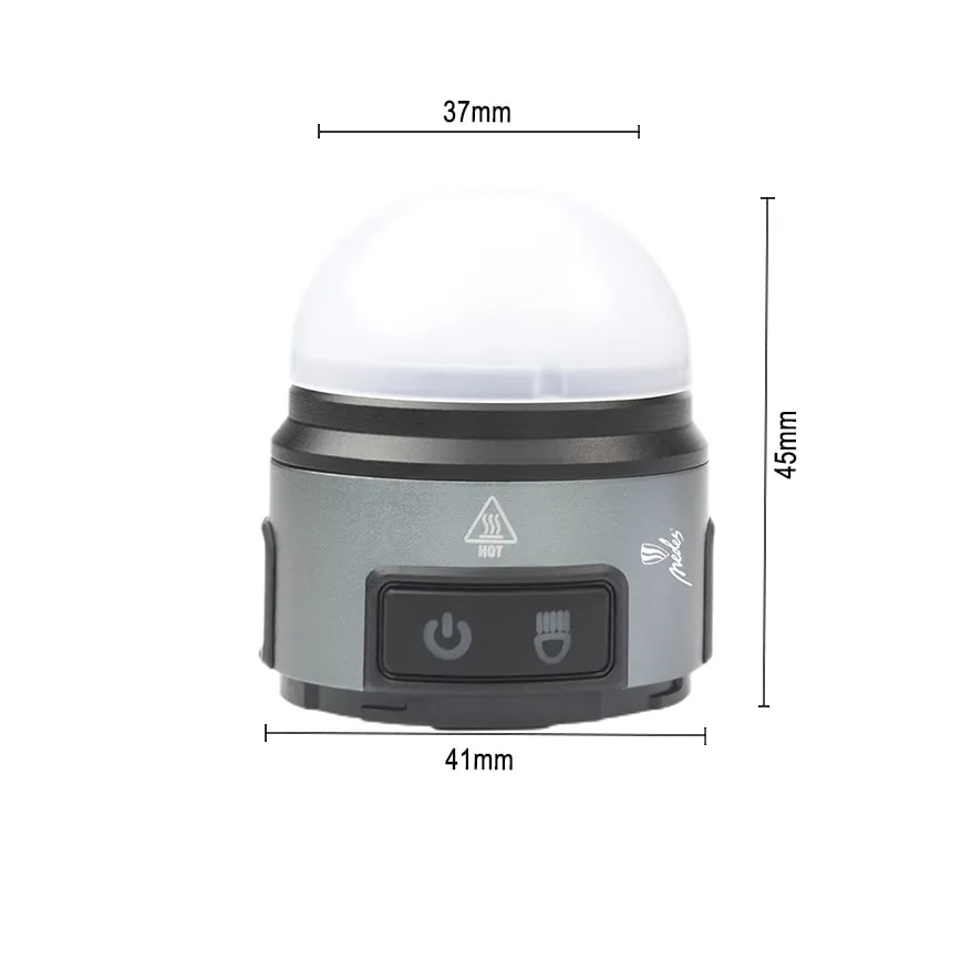 Светодиодный аккумуляторный налобный фонарь с регулированием яркости LED/8W/5V IP42 210 лм 800 mAh