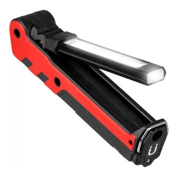 Светодиодный аккумуляторный рабочий фонарь LED/5W/5V IPX2 360 блестящий 2000 mAh