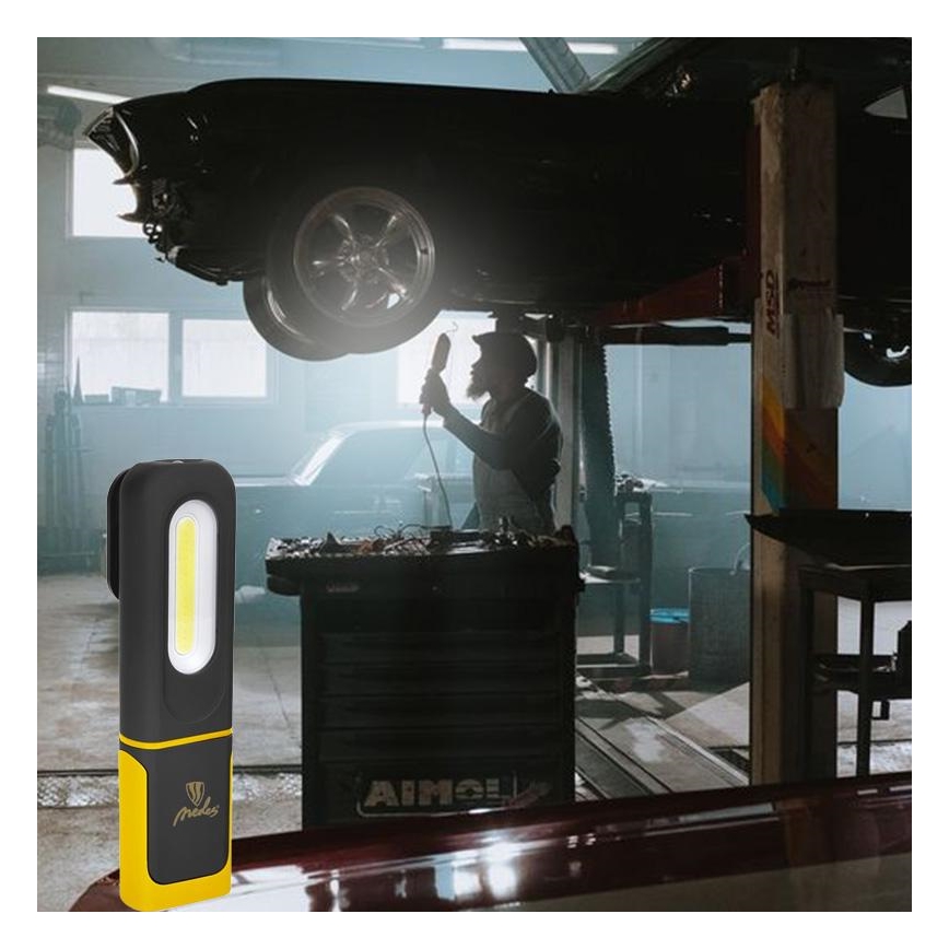 Светодиодный аккумуляторный рабочий фонарь с регулированием яркости LED/8W/5V IP44 420 лм 1200 mAh