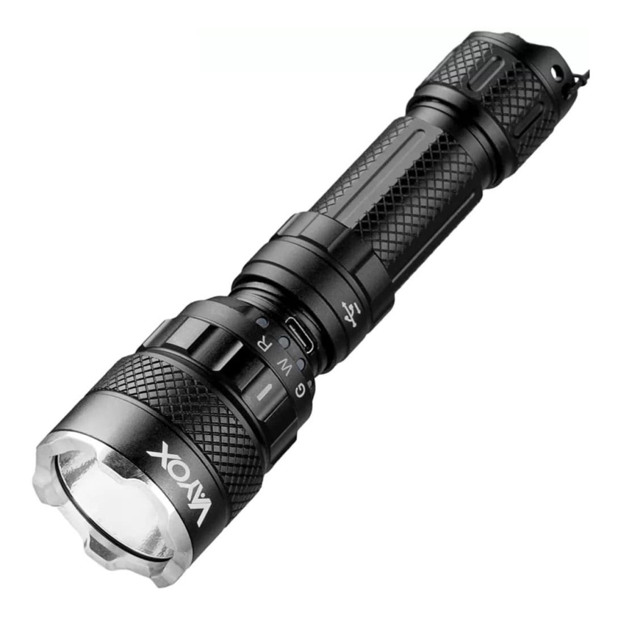 Светодиодный аккумуляторный RGBW-фонарь с регулированием яркости LED/15W/5V IP66 1500 блестящий 2000 mAh
