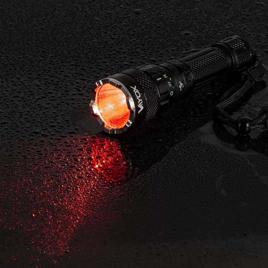 Светодиодный аккумуляторный RGBW-фонарь с регулированием яркости LED/15W/5V IP66 1500 блестящий 2000 mAh