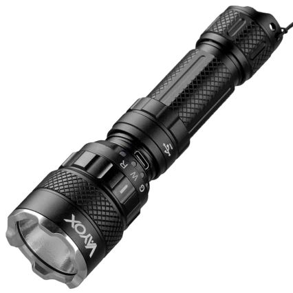 Светодиодный аккумуляторный RGBW-фонарь с регулированием яркости LED/15W/5V IP66 1500 блестящий 2000 mAh