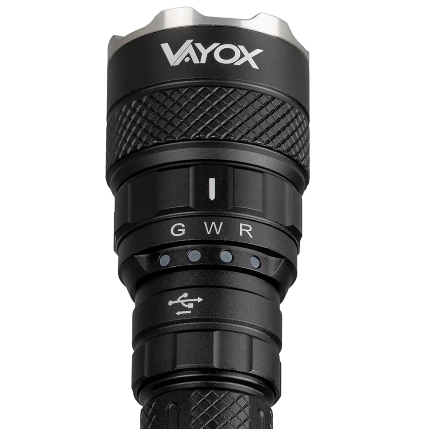 Светодиодный аккумуляторный RGBW-фонарь с регулированием яркости LED/15W/5V IP66 1500 блестящий 2000 mAh