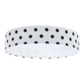 Светодиодный детский потолочный светильник GALAXY KIDS LED/24W/230V в горошек белый/черный