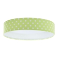 Светодиодный детский потолочный светильник GALAXY KIDS LED/24W/230V зеленые/белые точки