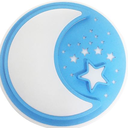 Светодиодный детский потолочный светильник с регулированием яркости NOTTE LED/40W/230V + дистанционное управление
