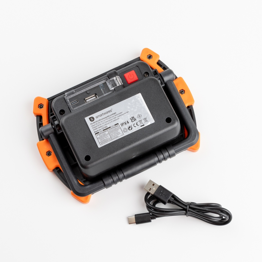 Светодиодный диммируемый аккумуляторный прожектор LED/10 Вт/5 В USB 6500K IP44