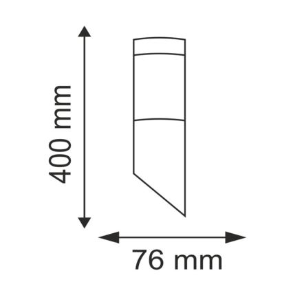 LED диммируемый наружный настенный светильник LIVIA 1xE27/6W/230V 2700-6500K Wi-Fi IP44 серебристый
