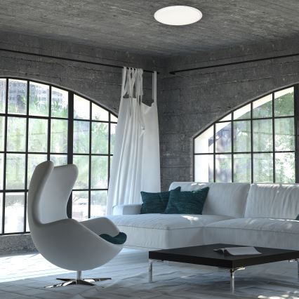 Светодиодный регулируемый потолочный светильник CRUZ LED/40W/230V 2000 лм + пульт дистанционного управления