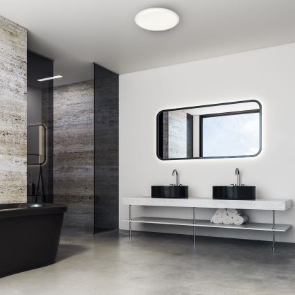 Светодиодный регулируемый потолочный светильник CRUZ LED/40W/230V 2000 лм + пульт дистанционного управления